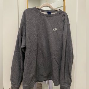 Nike Gray Crewneck Sweater